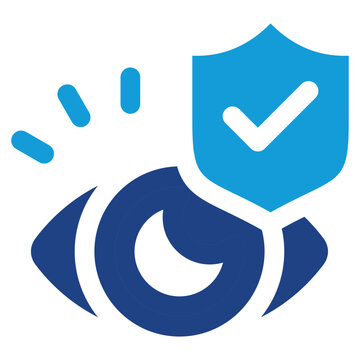 recommend clip art: Eye icon vector concept of Business Insurance icon symbol illustration