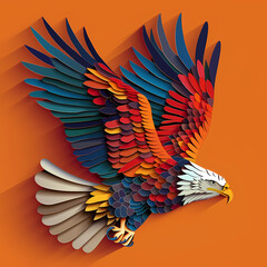 Fototapeta premium The eagle vector image
