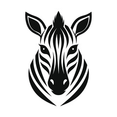 zebra head vector © UtsoMondal
