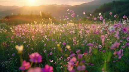 Obraz premium Fields Of Many Colors