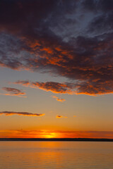 Obraz premium sunset over the sea