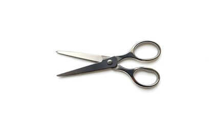 Fototapeta premium Pair of scissors isolated on a white background