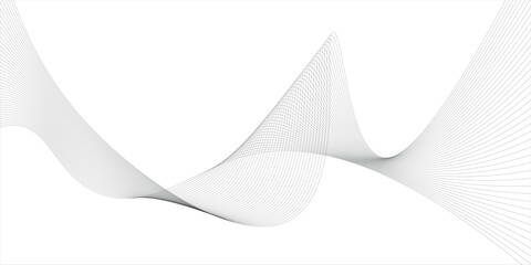 Wave Lines an Abstract Stripe Background, Vector