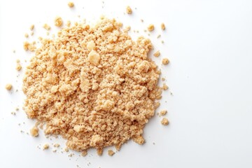 Crumbly texture of brown sugar.
