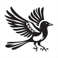 Fototapeta premium Magpie Vector Art Illustration