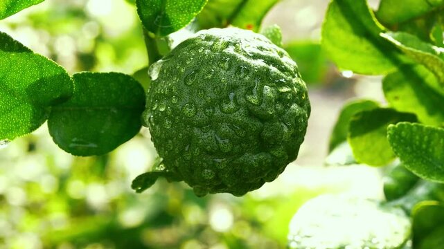 bergamot fruit on bergamot tree