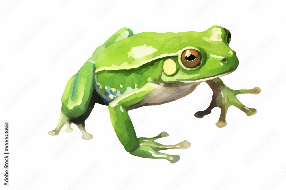 Wall mural Frog amphibian wildlife animal.