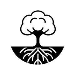 tree with deep roots