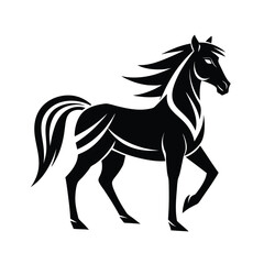 Horse Icon Vector Silhouette Logo Design Symbol