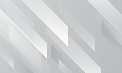 Fototapeta premium Abstract white and gray geometric background. Vector illustration
