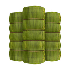 Pchum Ben Day - Num ansom traditional Khmer sticky rice cake