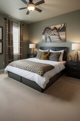 interior of an adventurous bedroom