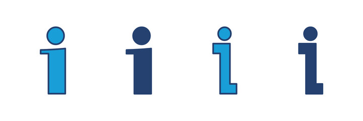 Info sign icon vector. about us icon vector. Faq icon