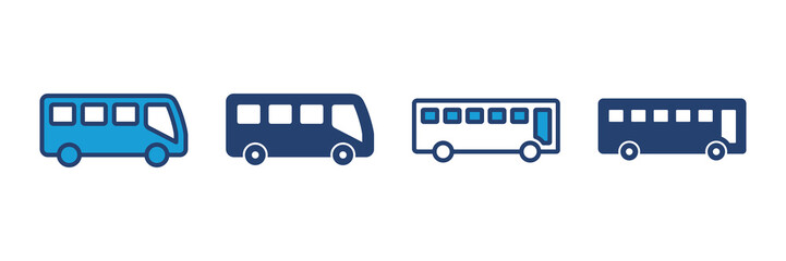 Bus icon vector. bus vector icon