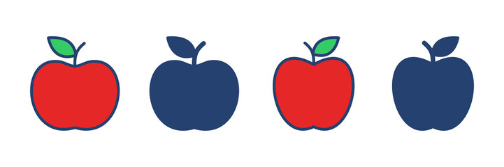 Apple icon vector. Apple vector icon. apple symbols for your web design.