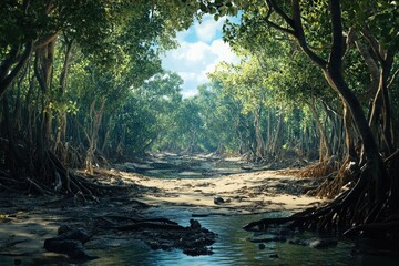 Preserve mangrove forests from destruction and pollution.