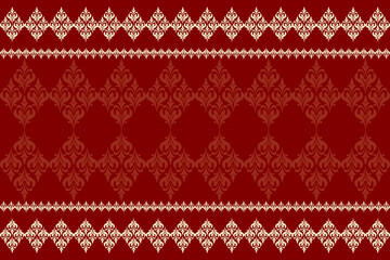 pattern,seamless,damask pattern,thai pattern, traditional ethnic, floral, fabric pattern for textiles,wallpaper, clothing, sarong, batik, wrapping, embroidery, print, background, cover,rugs,illustrati