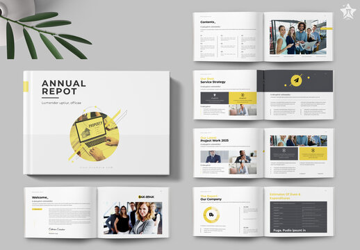 Annul Report Brochure Landscape