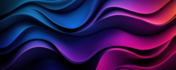Obraz premium A vibrant abstract background with flowing waves in shades of blue and pink, perfect for modern designs and creative projects.