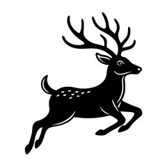 deer silhouette vector