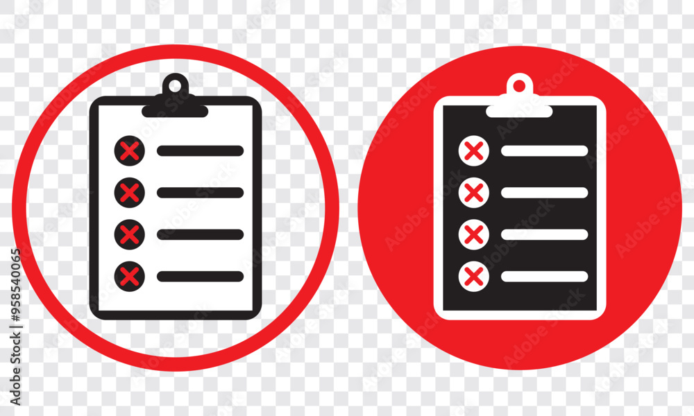 Poster checklist clipboard icon. outline checklist clipboard vector icon for web design isolated on white b