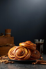 Kanelbullar - Swedish cinnamon buns.