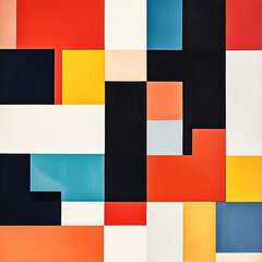Geometric patterns with contrasting color blocks.Geometric patterns with contrasting color blocks.Geometric patterns with contrasting color blocks.