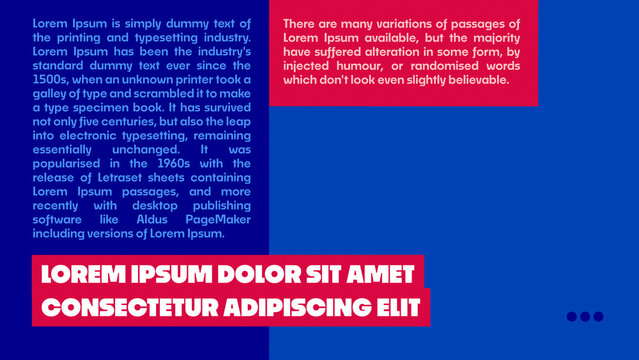 Colorful Text Animation Slide | Bold Text Animations for Sports Commentary and Action Highlights