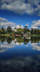 reflection of the sky