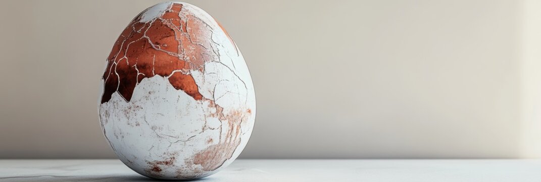 Icon of a 3D abstract planet isolated on a white background, ideal for scientific and web applications