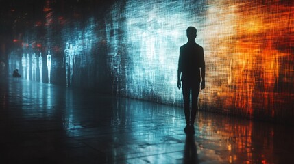 Fototapeta premium Digital Shadow.
