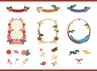 和テイストフレームセット01