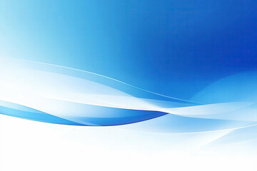 Fototapeta premium Blue Light Wave Abstract Corporate identity PowerPoint background, blue and white, gradient