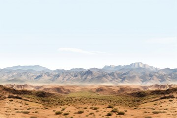 Naklejka premium Wide valley landscape nature wilderness.