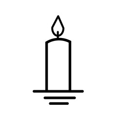 illustration of a candle