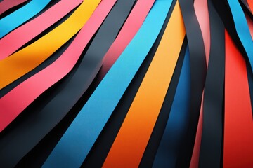 Obraz premium Strips of colourful insulating tape