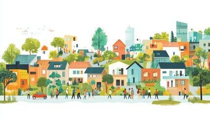 Diverse Community Living in a Vibrant Neighborhood