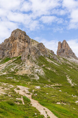 View from hiking near Tre Cime di Lavaredo - Italy