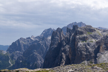 View from hiking near Tre Cime di Lavaredo - Italy