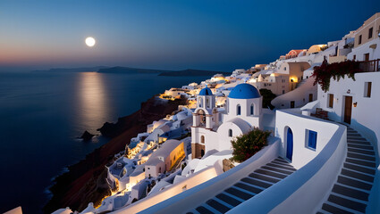 Naklejka premium island country, ai generated