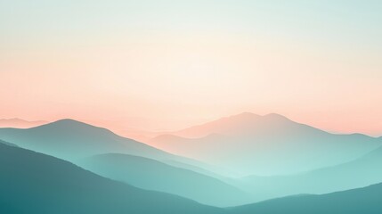 A soft gradient wallpaper with a smooth transition between light pastel colors, creating a tranquil and minimal atmosphere. The design is set against an isolated background, perfect for enhancing