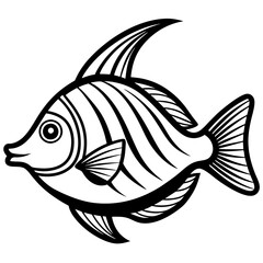 black and white fish