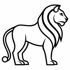 illustration of a lion