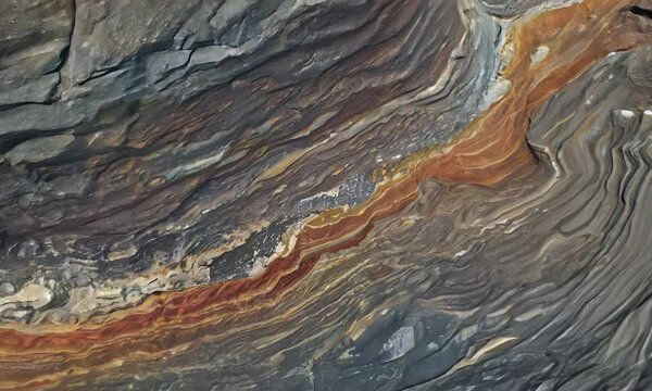 Layered Rock Formation