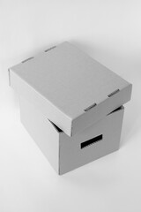 Blank Cardboard Package White Box Blank Image Box Mockup Blank Mockup