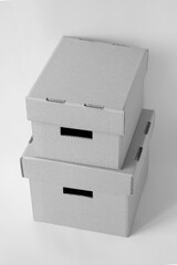 Blank Cardboard Package White Box Blank Image Box Mockup Blank Mockup