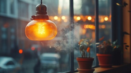 Warm Light Through Window.