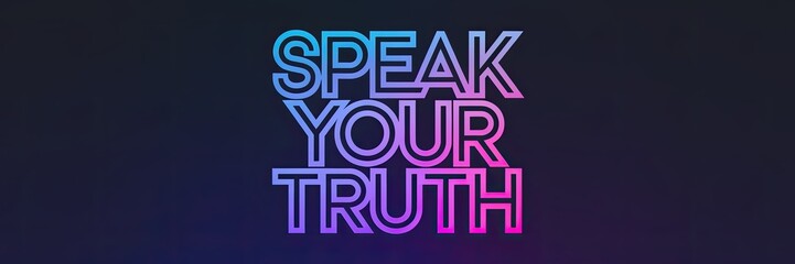 Vibrant Text Design: Speak Your Truth in Colors