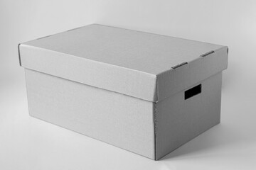 Blank Cardboard Package White Box Blank Image Box Mockup Blank Mockup