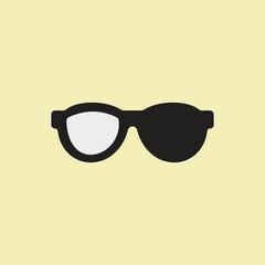 Sunglasses vector illustration. Eyewear Sun Protection